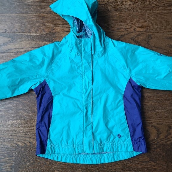 Columbia Omni -Shield Girls   Jacket Sz.4-5 Net Lined - Picture 2 of 10